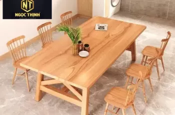 Bàn ăn gia đình hiện đại – giải pháp hoàn hảo cho không gian sống ấm cúng